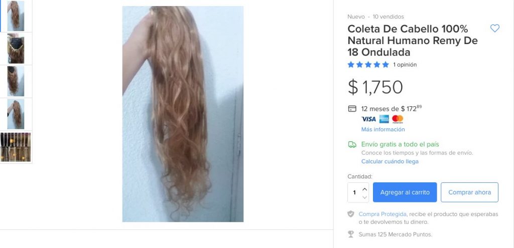 Cuánto pagan por trenza cabello México? | México