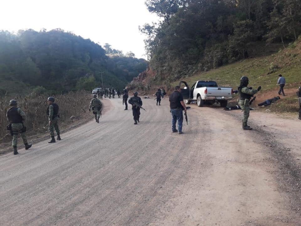 enfrentamiento en Chilapa Guerrero
