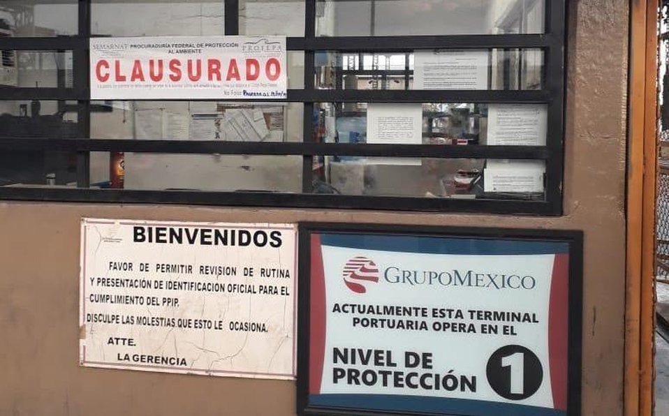 Profepa clausuró terminal marítima de Grupo México