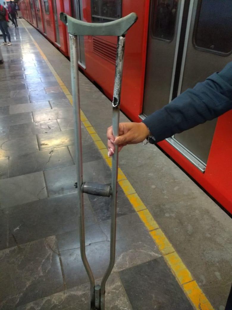 Muleta provoca retrasos en la Línea 1 del Metro