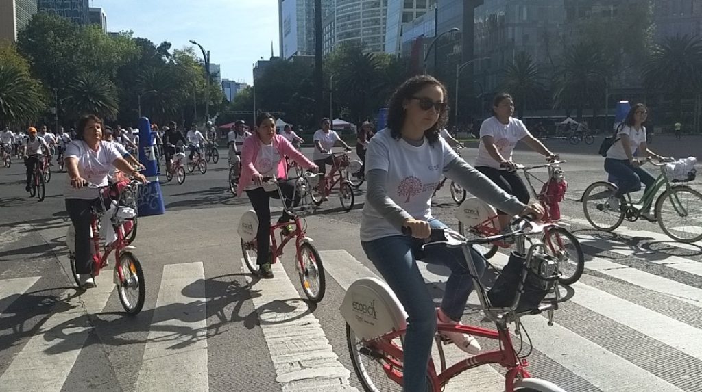 Ciclistas Rodada Mujer