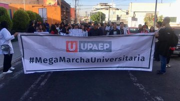 #MegaMarchaUniversitaria Foto: Internet