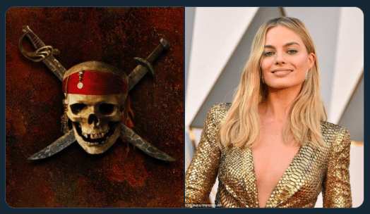 Margot Robbie protagonizará nueva película de 'Los Piratas del Caribe'