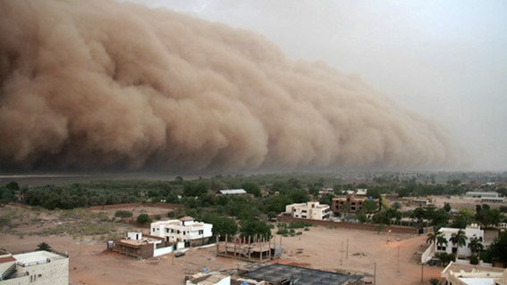 Polvo del Sahara Foto: Internet