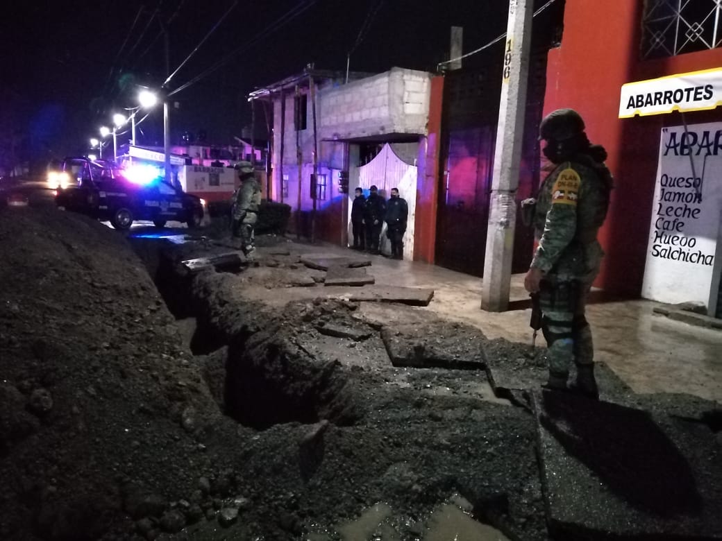 Sedena y Pemex localizaron tomas clandestinas en Santiago Tulantepec,  Hidalgo
