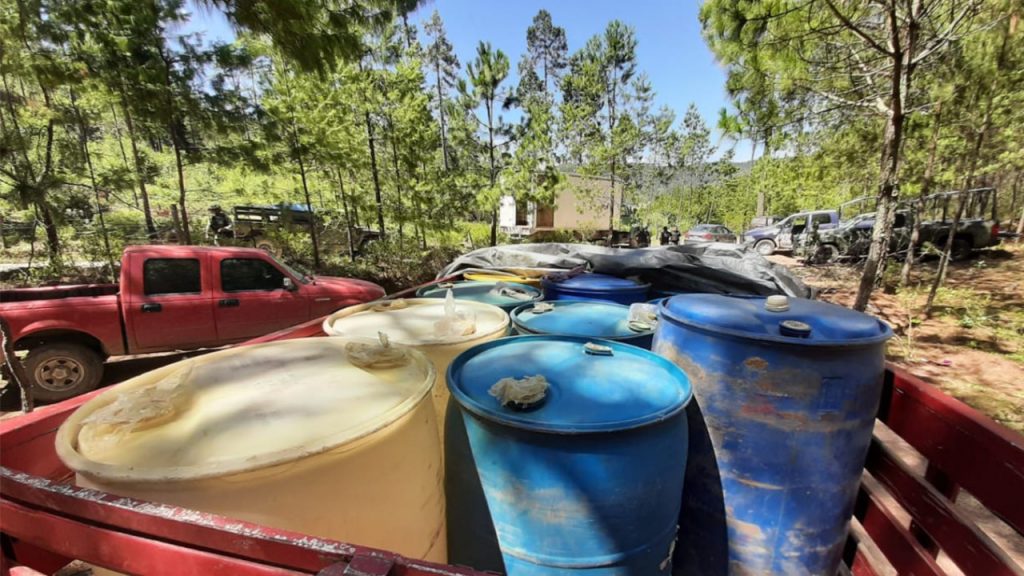 SEDENA, GN y PEMEX aseguraron 87 mil litros de combustible robado en Hidalgo