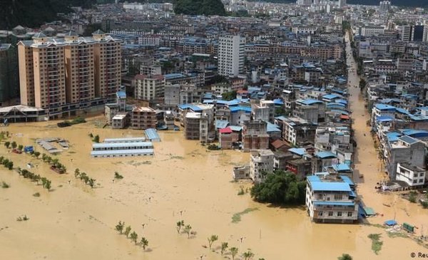 Inundaciones en China de más de 38 millones de afectados