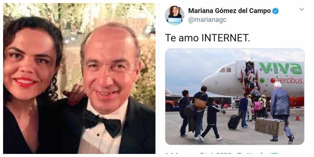 Mariana Gómez del Campo es criticada por subir imagen clasista de AMLO