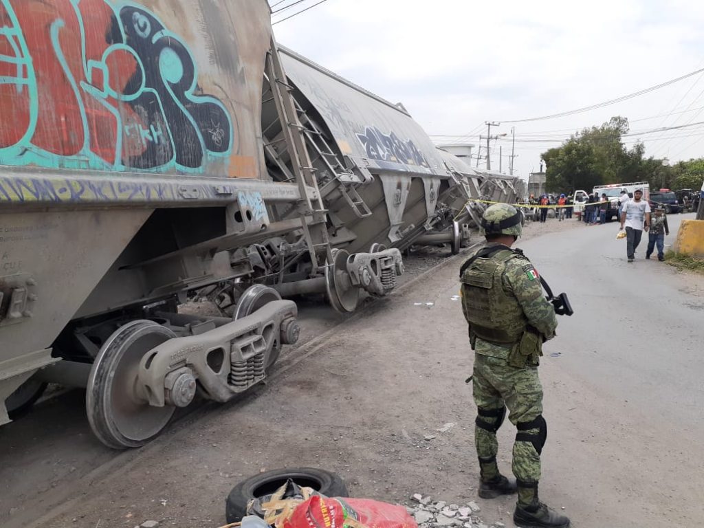 Sedena aplicó “Plan DN-III-E” por descarrilamiento de tren en Nezahualcóyotl, EdoMex
