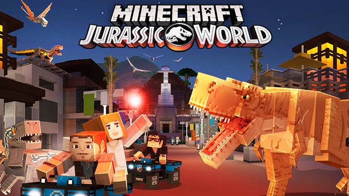 Con Minecraft serás el gerente de Jurassic World Park