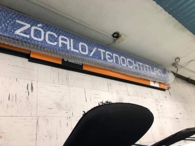 Al nombre de la estación del metro Zócalo se agregará Tenochtitlán