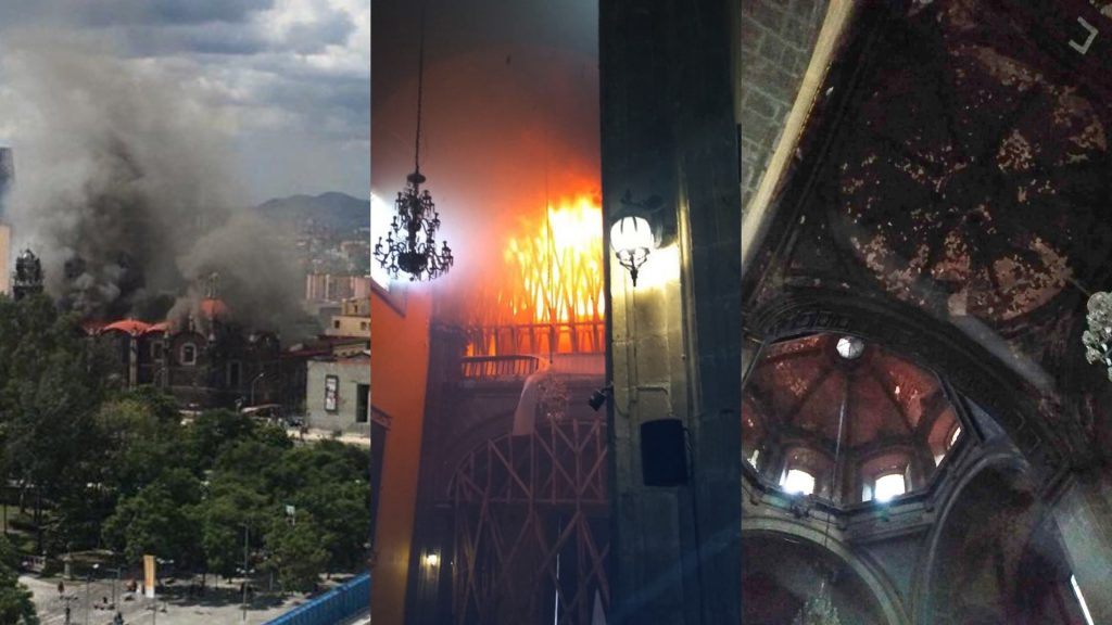 Arquidiócesis Primada informó sobre incendio en el templo de la Santa Veracruz