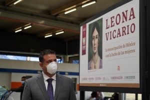 SEGOB llegó al metro de CDMX con exposición sobre vida de Leona Vicario