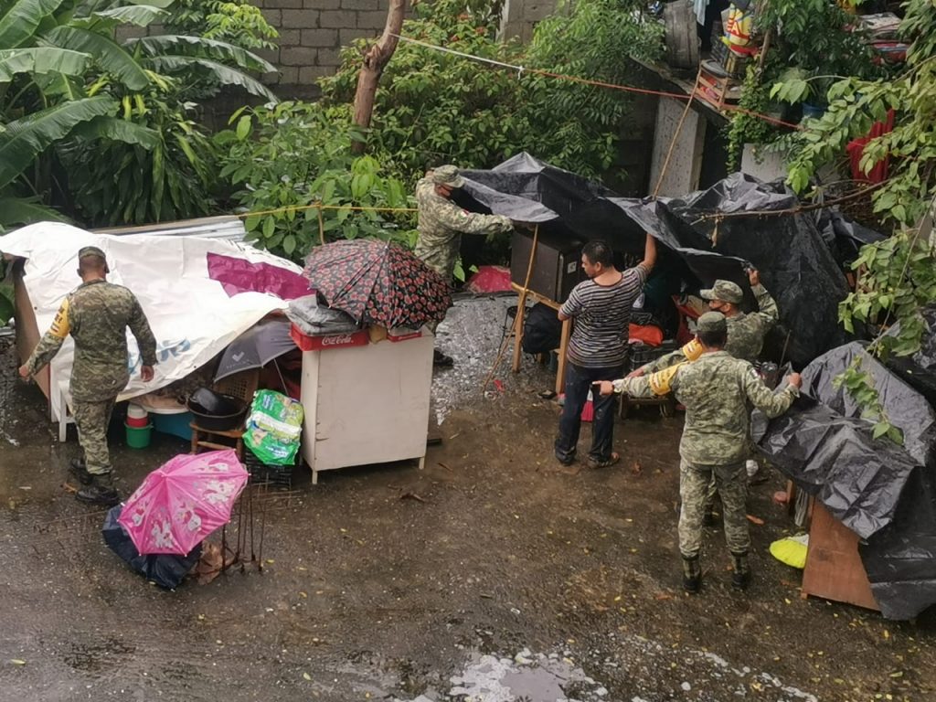 SEDENA aplicó “PLAN DN-III-E” por fuertes precipitaciones en San Luis Potosí