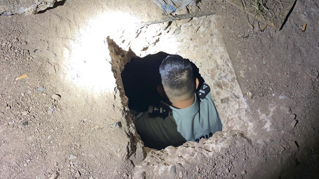 En Nogales, Sonora, la GN localizó túnel con salida hacia EUA