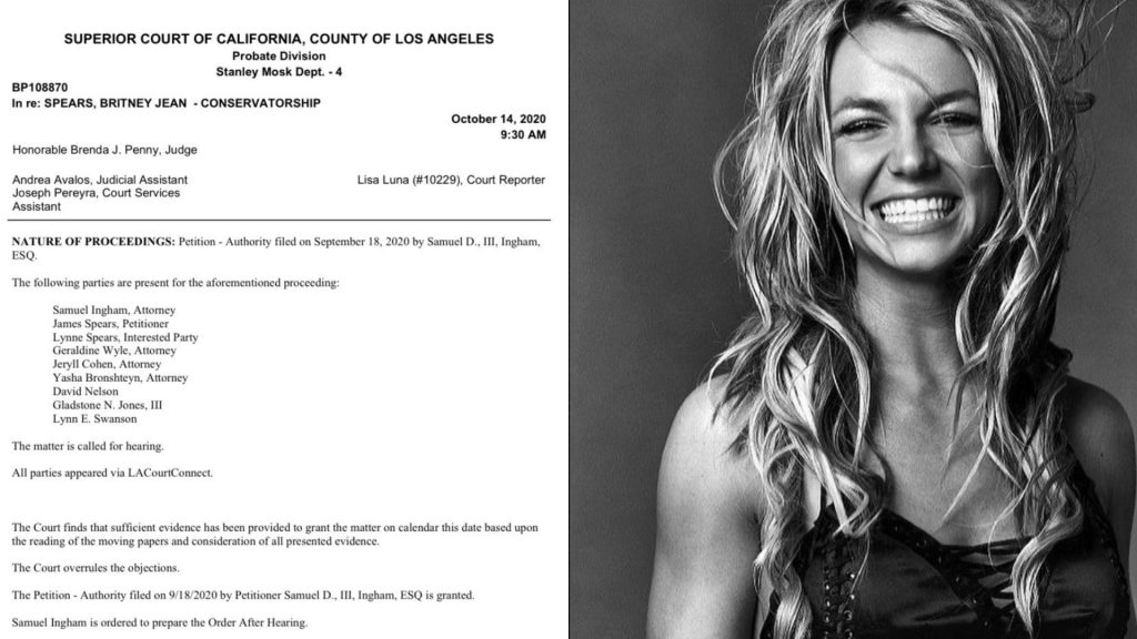 Juez aprobó a Britney tener abogados propios tras 12 años de tutela