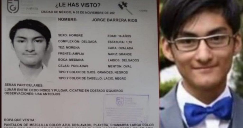 Jorge el estudiante desaparecido de Prepa 5 fue localizado con vida