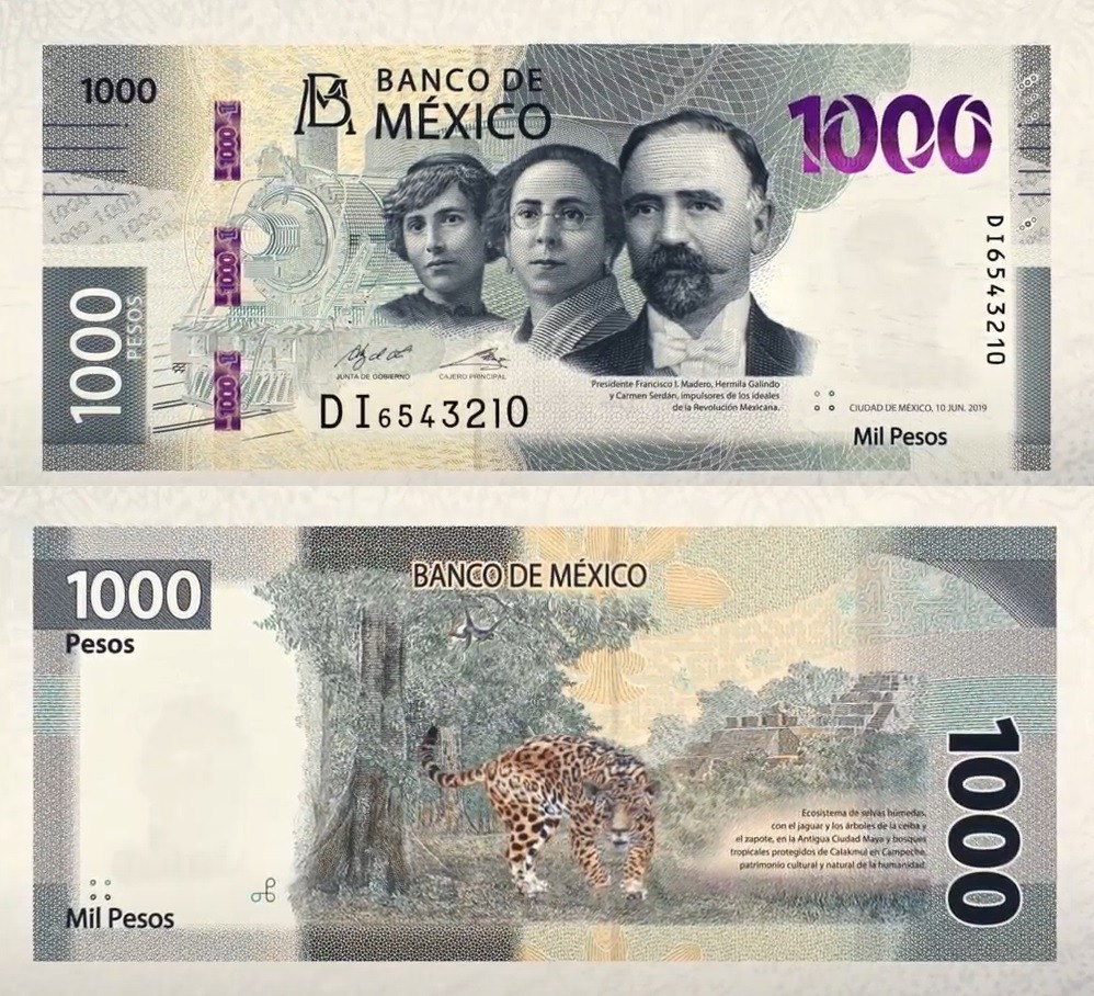 2 mujeres revolucionarias son parte de la nueva imagen del billete de mil pesos