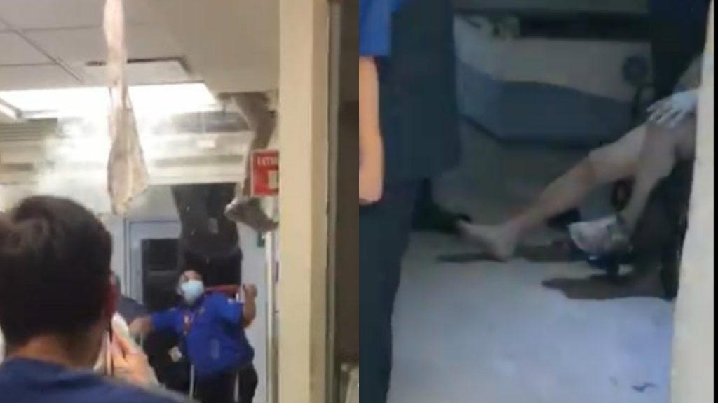 Por ductos paciente intenta escapar de Hospital Universitario en Monterrey