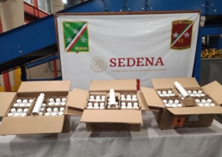 SEDENA aseguró 27 litros de metanfetamina con valor cercano a 8 millones de pesos en SLP