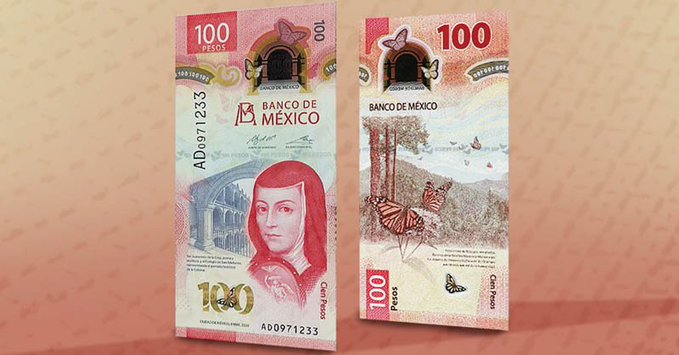 Sor Juana Inés de la Cruz será la cara del nuevo billete de 100 pesos
