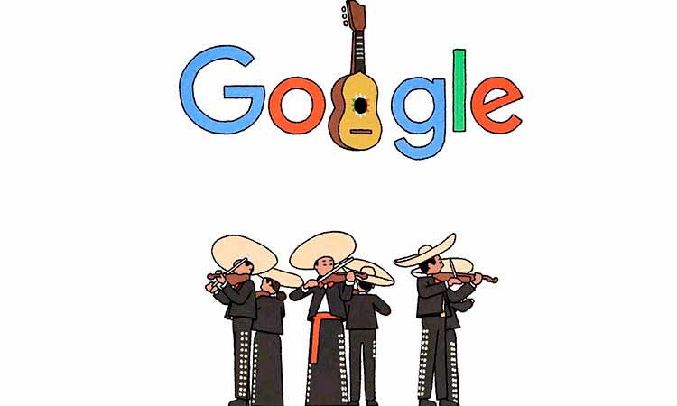 Google celebró al Mariachi con doodle musical