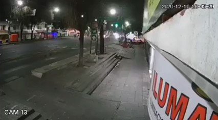 Sobre Eje Central muere ciclista tras ser arrollado en fuerte choque