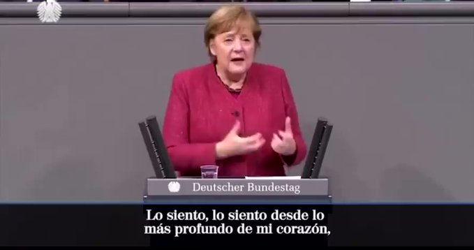 Angela Merkel pidió endurecer restricciones tras muertes por Covid-19