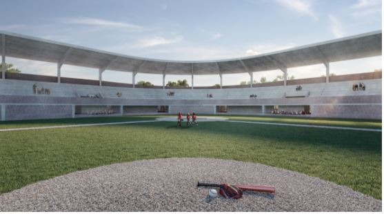 estadio del equipo de beisbol de “Las Guacamayas” Foto: Internet