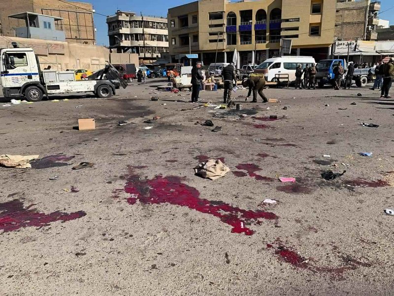 Suben a 28 los muertos en un doble ataque suicida en Bagdad