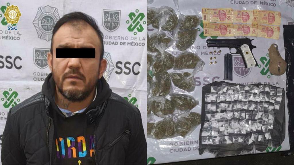 Policía CDMX detuvo a "El Pipis" presunto extorsionador de “La Unión Tepito”
