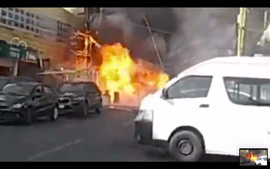Explosión de pipa de gas en Mercado de Jamaica en CDMX dejó 8 lesionados