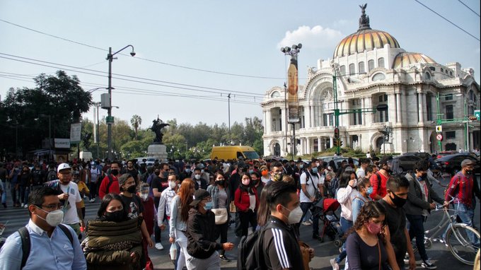 Ciudad de México y EdoMex regresan a semáforo naranja por Covid-19