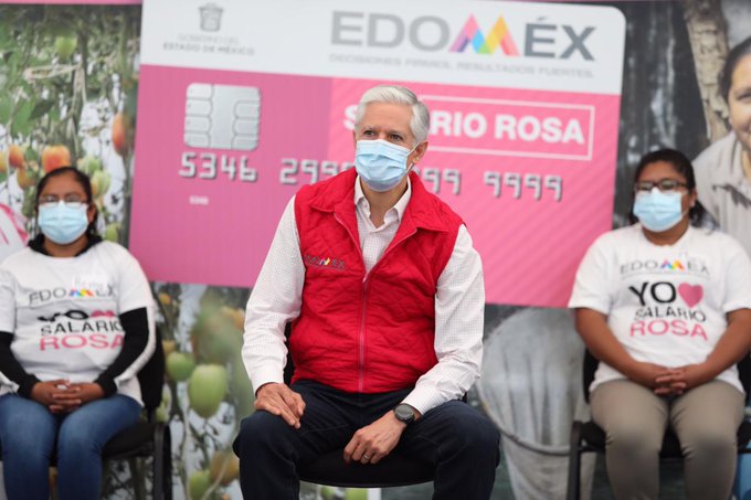 Salario rosa, apoyo a la economía de familias mexiquenses: Alfredo Del Mazo