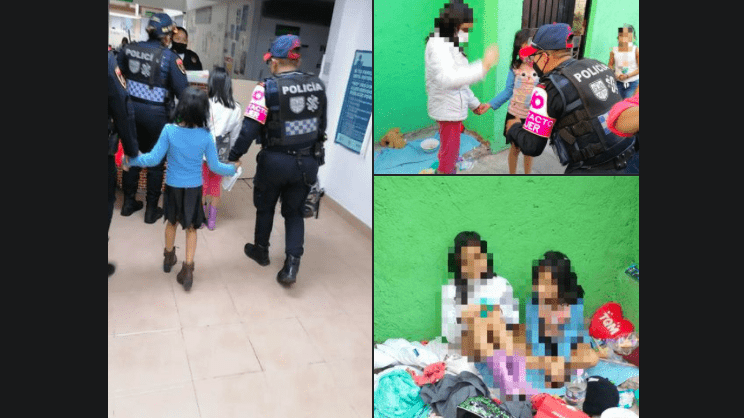 Menores halladas en calles de Alcaldía Álvaro Obregón escaparon de casa por maltrato familiar