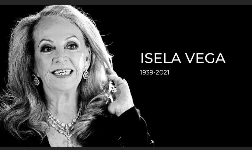 Falleció la actriz Isela Vega, víctima del cáncer
