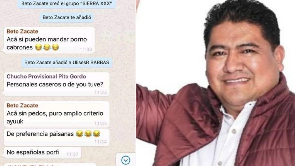 Morenista Humberto Santos renuncia a candidatura, vinculado a chat pornográfico de mixes