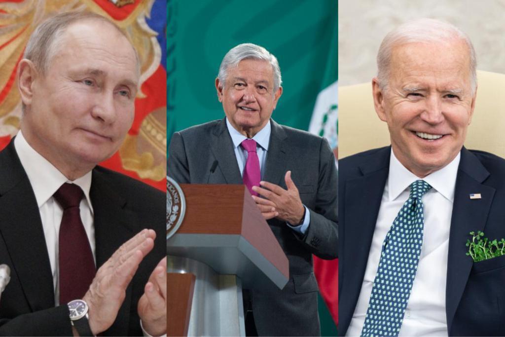 Pasajero, conflicto entre Biden y Putin: AMLO
