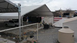 INM desmanteló campamento en Matamoros 