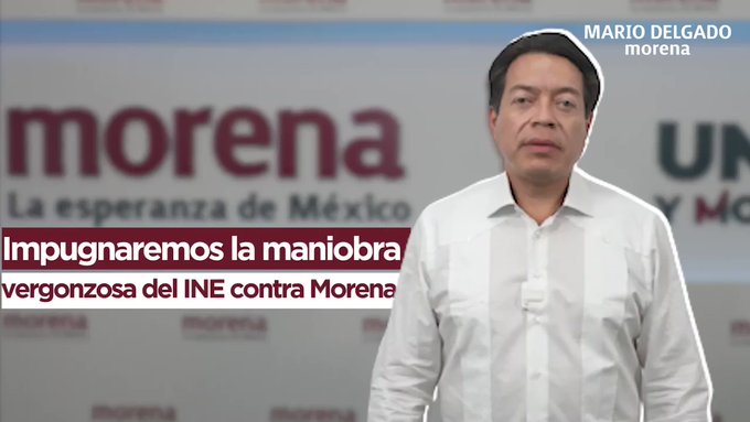 Mario Delgado pide renuncia de consejeros del INE "afines al PRIAN"