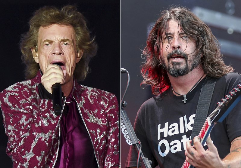 Mick Jagger y Dave Grohl se unen para un himno pandémico Foto: AP