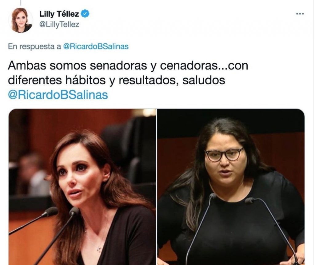 Lilly Téllez lanza mensaje gordofóbico contra Citlalli Hernández