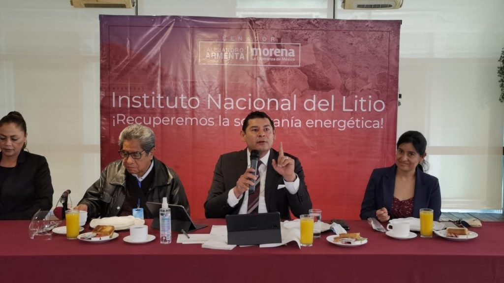Prospera creación del Instituto Nacional del Litio: Alejandro Armenta Foto: Internet