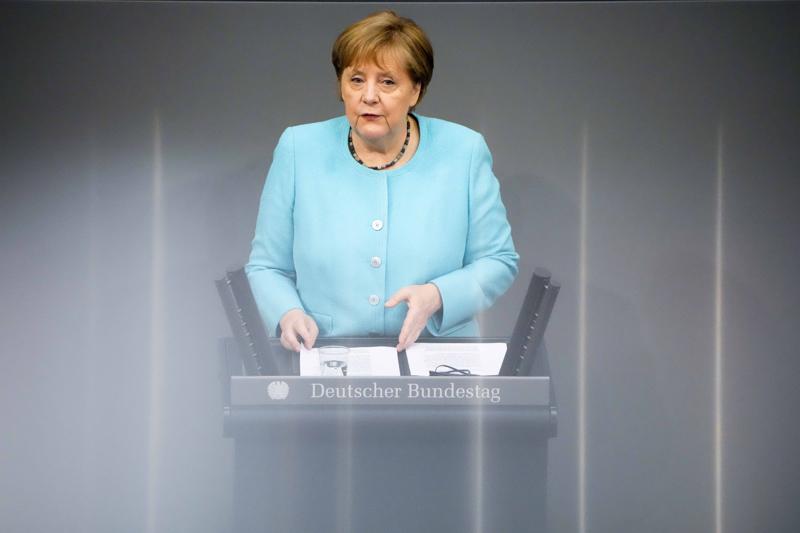 Merkel: La variante delta pone a Europa "en la cuerda floja"