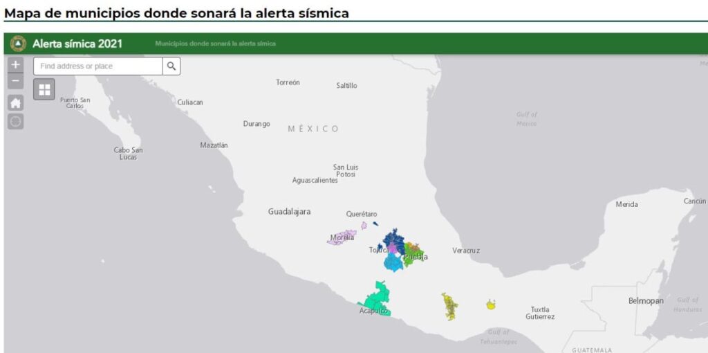 Primer Simulacro Nacional 2021 en México