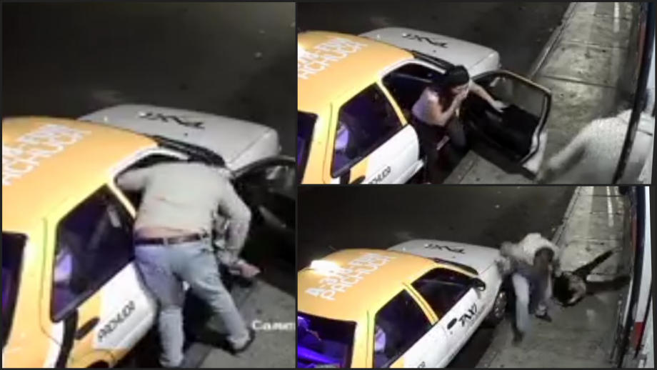 VIDEO I Taxista golpea brutalmente a mujer en Pachuca, Hidalgo Foto: Internet