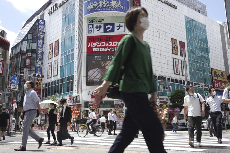 El récord de contagios alarma a las autoridades en Tokio Foto: AP