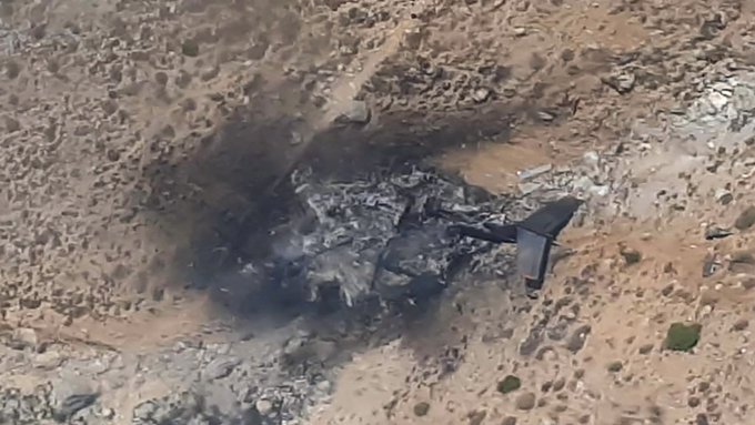 Un avión militar afgano se estrelló en Uzbekistán