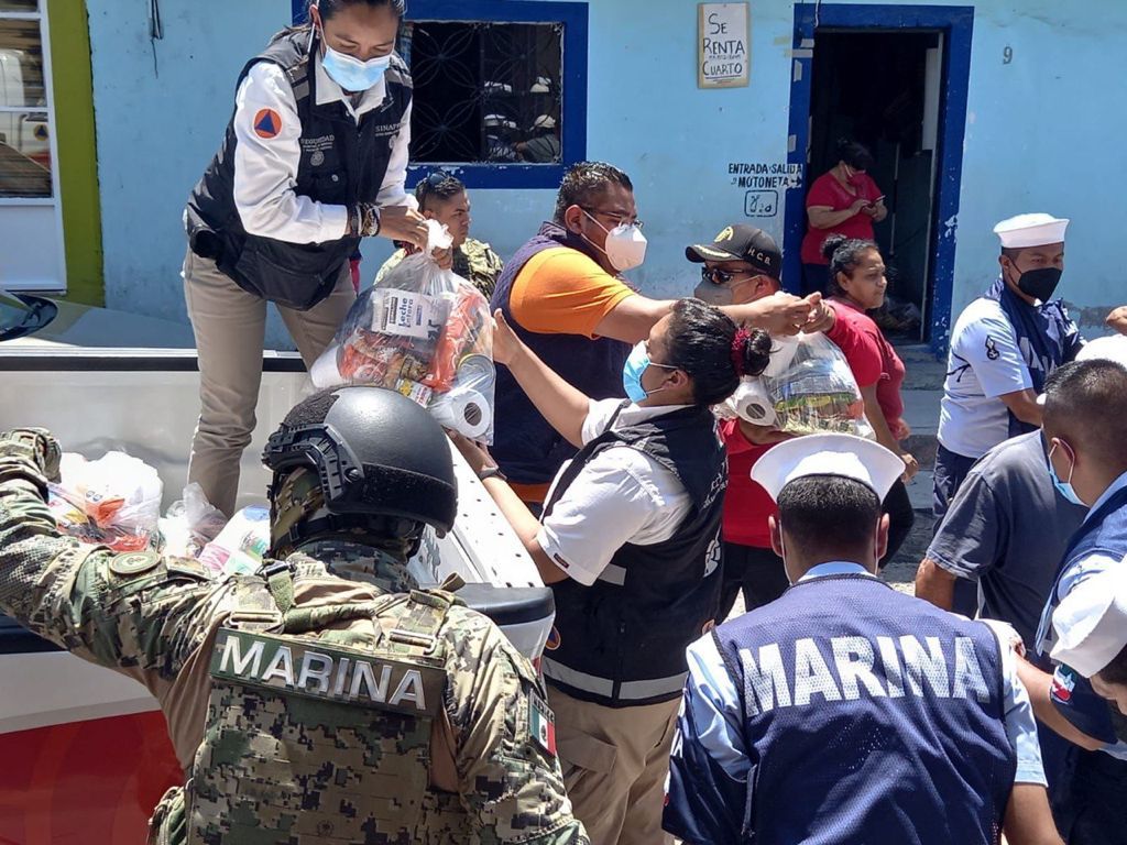 Semar mantiene "Plan Marina" tras desbordamiento de presa en Tula, Hidalgo
