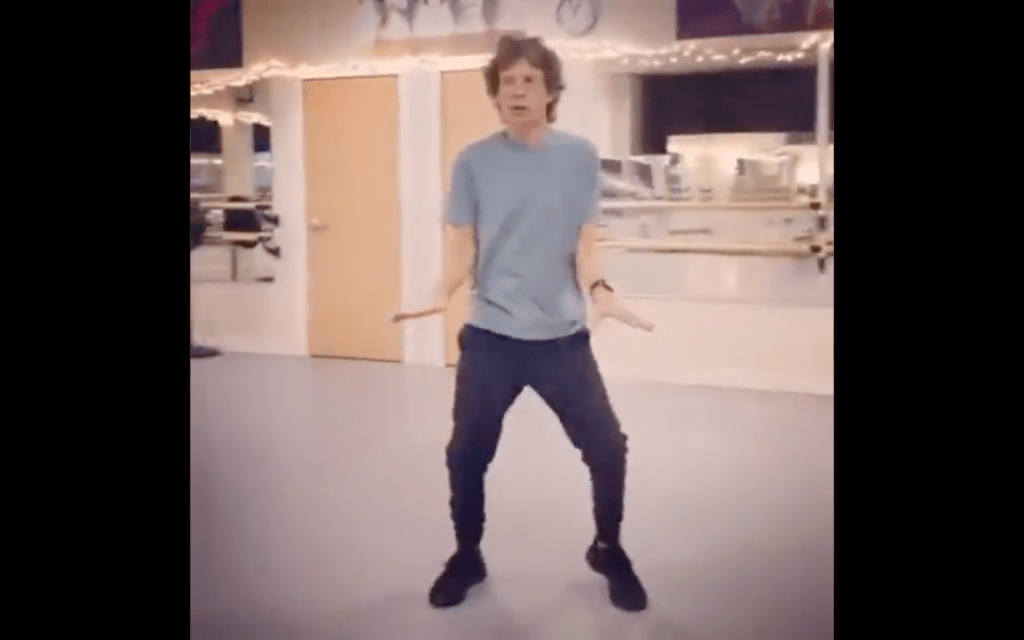 Con 78 años Mick Jagger sorprende a todos bailando